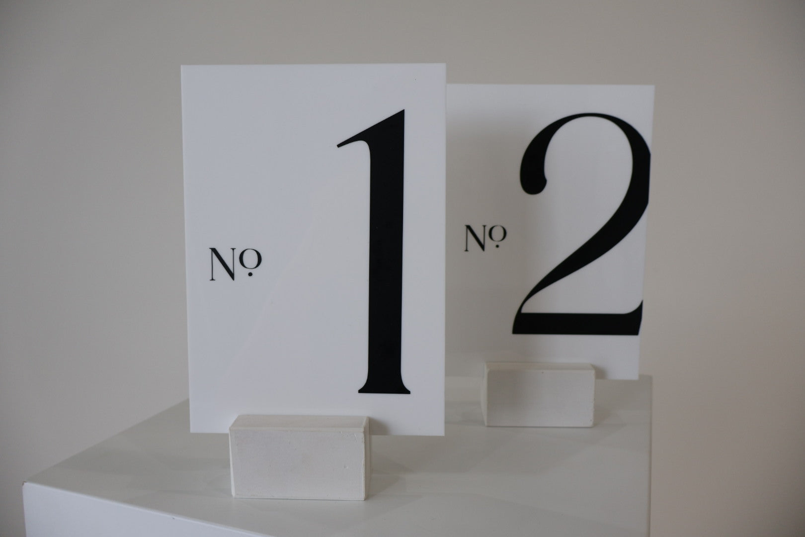 TABLE NUMBERS